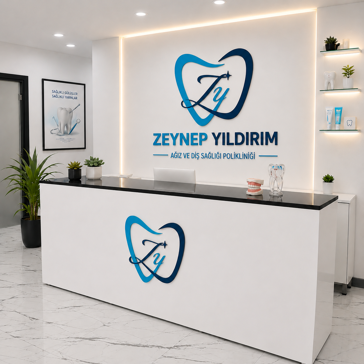 Zeynep Yıldırım Ağız ve Diş Sağlığı Polikliniği Resepsiyon